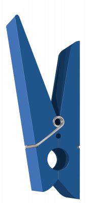 Pince Alors Coat Hook Swabdesign Blue SINGLE PIECES